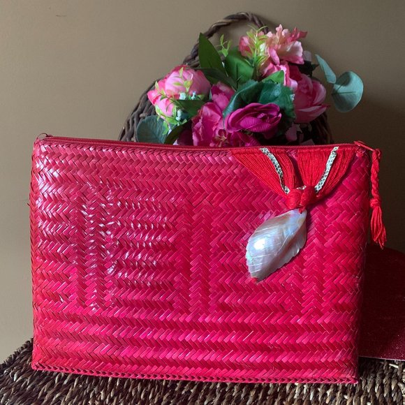 Straw Clutch Bags Vintage Philippine Straw Clutch Poshmark